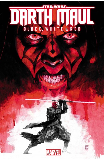 STAR WARS DARTH MAUL BLACK WHITE & RED #1 STAR WARS DARTH MAUL BLACK WHITE & RED #1